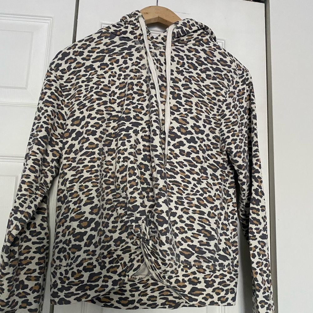 C&C California Leopard Print Hoodie in Beige, Brown & Black